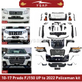 2010-2017 PRADO FJ150 Actualización a 2022 Policeman Bodykit